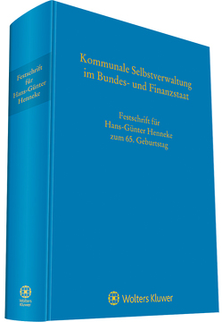 Festschrift für Hans-Günter Henneke zum 65. Geburtstag von Burgi, Waldhoff