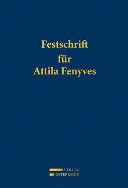 Festschrift für Attila Fenyves von Perner,  Stefan, Rubin,  Daniel, Spitzer,  Martin, Vonkilch,  Andreas