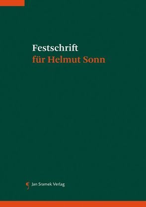 Festschrift für Helmut Sonn von Alge,  Daniel, Beetz,  Rainer, Pawloy,  Peter, Weinzinger,  Arnulf