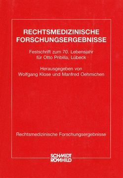 Festschrift für Pribilla von Klose,  Wolfgang, Oehmichen,  Manfred