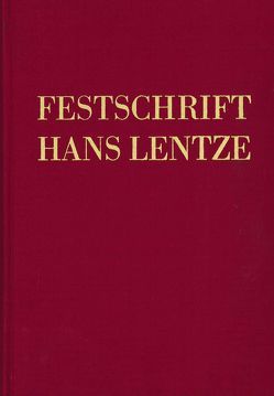 Festschrift Hans Lentze von Grass,  Nikolaus, Ogris,  Werner