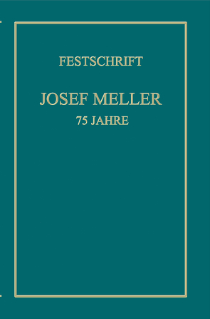 Festschrift Josef Meller von NA,  NA