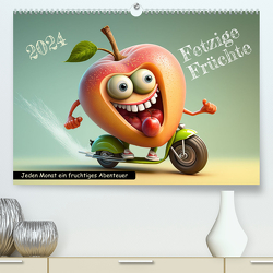 Fetzige Früchte (hochwertiger Premium Wandkalender 2024 DIN A2 quer), Kunstdruck in Hochglanz von ©DigitalDreamweaver,  ©DigitalDreamweaver