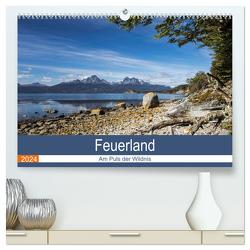 Feuerland – Am Puls der Wildnis (hochwertiger Premium Wandkalender 2024 DIN A2 quer), Kunstdruck in Hochglanz von Neetze,  Akrema-Photography
