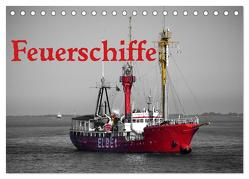 Feuerschiffe (Tischkalender 2024 DIN A5 quer), CALVENDO Monatskalender von Ellerbrock,  Bernd