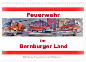 Feuerwehr im Bernburger Land (Wandkalender 2024 DIN A3 quer), CALVENDO Monatskalender von Elskamp - D.Elskamp Photographie & Photodesign,  Danny