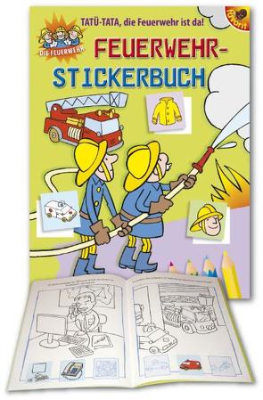 Feuerwehr-Stickerbuch von DeBecker,  Paul, Götz,  Regine