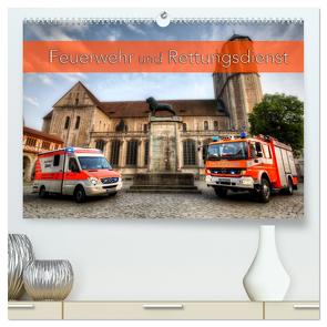 Feuerwehr und Rettungsdienst (hochwertiger Premium Wandkalender 2024 DIN A2 quer), Kunstdruck in Hochglanz von Will,  Markus