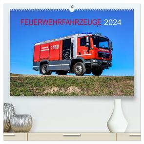 Feuerwehrfahrzeuge (hochwertiger Premium Wandkalender 2024 DIN A2 quer), Kunstdruck in Hochglanz von PHOTOART & MEDIEN,  MH