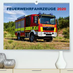 Feuerwehrfahrzeuge (Premium, hochwertiger DIN A2 Wandkalender 2020, Kunstdruck in Hochglanz) von Photoart & Medien / Marcus Heinz,  MH