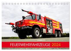 Feuerwehrfahrzeuge (Tischkalender 2024 DIN A5 quer), CALVENDO Monatskalender von CONNECT 112 Marcus Heinz,  MH