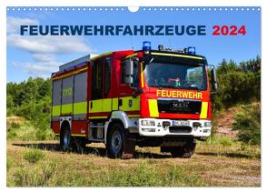 Feuerwehrfahrzeuge (Wandkalender 2024 DIN A3 quer), CALVENDO Monatskalender von Photoart & Medien / Marcus Heinz,  MH