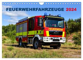 Feuerwehrfahrzeuge (Wandkalender 2024 DIN A4 quer), CALVENDO Monatskalender von Photoart & Medien / Marcus Heinz,  MH