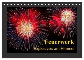 Feuerwerk – Explosives am Himmel (Tischkalender 2024 DIN A5 quer), CALVENDO Monatskalender von Steinbrenner,  Ulrike