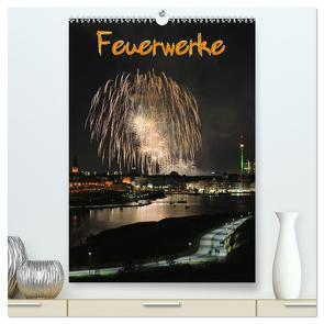 Feuerwerke Terminplaner (hochwertiger Premium Wandkalender 2024 DIN A2 hoch), Kunstdruck in Hochglanz von Dietrich,  Jochen