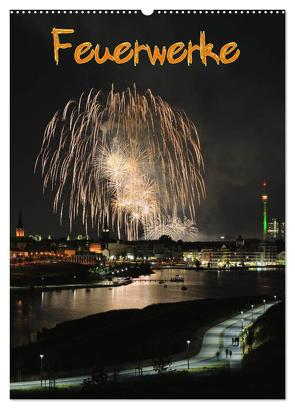 Feuerwerke Terminplaner (Wandkalender 2024 DIN A2 hoch), CALVENDO Monatskalender von Dietrich,  Jochen