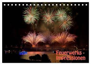 Feuerwerks – Impressionen (Tischkalender 2024 DIN A5 quer), CALVENDO Monatskalender von Dietrich,  Jochen