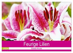 Feurige Lilien (Wandkalender 2024 DIN A2 quer), CALVENDO Monatskalender von Kruse,  Gisela