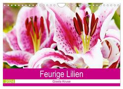 Feurige Lilien (Wandkalender 2024 DIN A4 quer), CALVENDO Monatskalender von Kruse,  Gisela