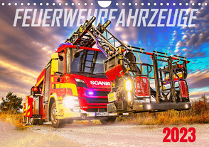Feurwehrfahrzeuge (Wandkalender 2023 DIN A4 quer) von CONNECT 112 Marcus Heinz,  MH