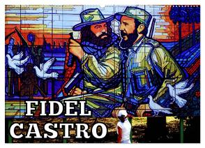 FIDEL CASTRO (Wandkalender 2024 DIN A2 quer), CALVENDO Monatskalender von von Loewis of Menar,  Henning