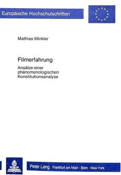 Filmerfahrung von Winkler,  Mathias