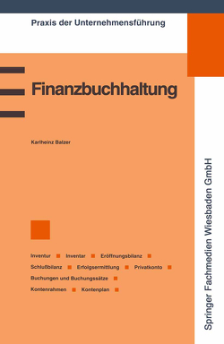 Finanzbuchhaltung von Balzer,  Karlheinz