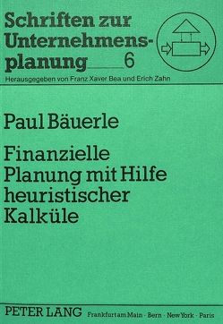 Finanzielle Planung mit Hilfe heuristischer Kalküle von Bäuerle,  Paul