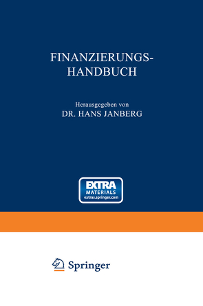 Finanzierungs-Handbuch von Janberg,  Hans