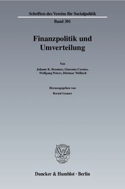 Finanzpolitik und Umverteilung. von Genser,  Bernd