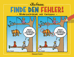 Finde den Fehler – Bildersuchrätsel mit Cartoons von Fauser,  Nico