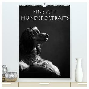 Fine Art Hundeportraits (hochwertiger Premium Wandkalender 2024 DIN A2 hoch), Kunstdruck in Hochglanz von Behr,  Jana