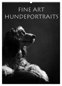 Fine Art Hundeportraits (Wandkalender 2024 DIN A2 hoch), CALVENDO Monatskalender von Behr,  Jana