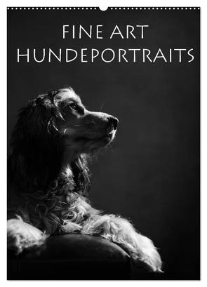 Fine Art Hundeportraits (Wandkalender 2024 DIN A2 hoch), CALVENDO Monatskalender von Behr,  Jana