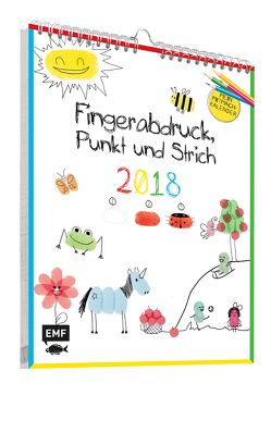 Fingerabdruck, Punkt und Strich: Mein Mitmachkalender 2018