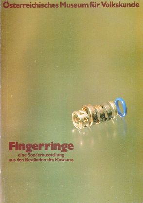 Fingerringe von Beitl,  Klaus, Bellwald,  Werner, Hempel,  Gudrun