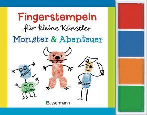 Fingerstempeln für kleine Künstler-Set – Monster und Abenteuer von Pautner,  Norbert