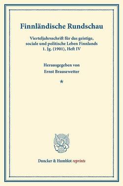 Finnländische Rundschau. von Brausewetter,  Ernst