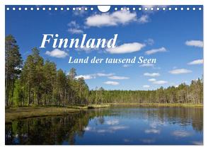 Finnland – Land der tausend Seen (Wandkalender 2024 DIN A4 quer), CALVENDO Monatskalender von Ergler,  Anja