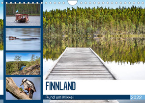 Finnland, Rund um Mikkeli (Wandkalender 2022 DIN A4 quer) von Falke,  Manuela