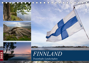 FINNLAND Traumhafte Landschaften (Tischkalender 2023 DIN A5 quer) von Viola,  Melanie