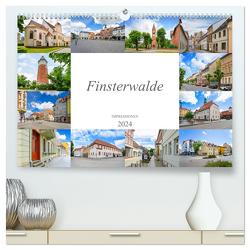 Finsterwalde Impressionen (hochwertiger Premium Wandkalender 2024 DIN A2 quer), Kunstdruck in Hochglanz von Meutzner,  Dirk