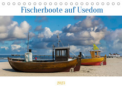 Fischerboote auf Usedom (Tischkalender 2023 DIN A5 quer) von Kulisch,  Christiane