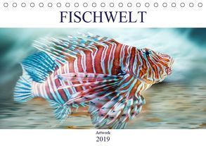 Fischwelt – Artwork (Tischkalender 2019 DIN A5 quer) von Brunner-Klaus,  Liselotte