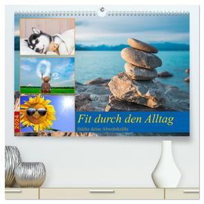 Fit durch den Alltag – stärke deine Abwehrkräfte (hochwertiger Premium Wandkalender 2024 DIN A2 quer), Kunstdruck in Hochglanz von Michel,  Susan