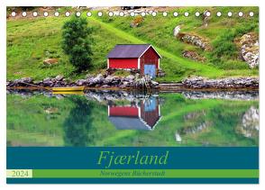 Fjærland – Norwegens Bücherstadt (Tischkalender 2024 DIN A5 quer), CALVENDO Monatskalender von Seidl,  Helene