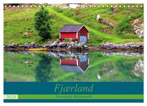 Fjærland – Norwegens Bücherstadt (Wandkalender 2024 DIN A4 quer), CALVENDO Monatskalender von Seidl,  Helene