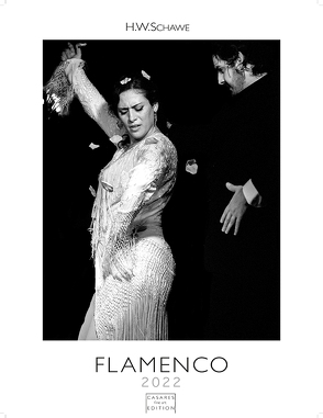 Flamenco schwarz-weiss 2022 59x42cm von Schawe,  Heinz-werner