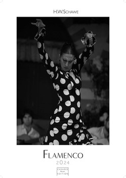 Flamenco schwarz-weiss 2024 von Schawe,  H.W.
