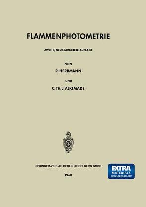 Flammenphotometrie von Alkemade,  Cornelis T.J., Herrmann,  Roland